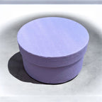 Round decorative box plain