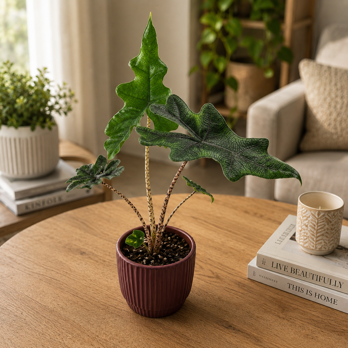 Alocasia 'Jacklyn' (Alocasia Sulawesi, Tandurusa) D9