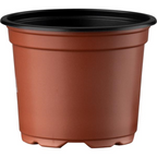 Ghiveci mat, plastic D19 cm