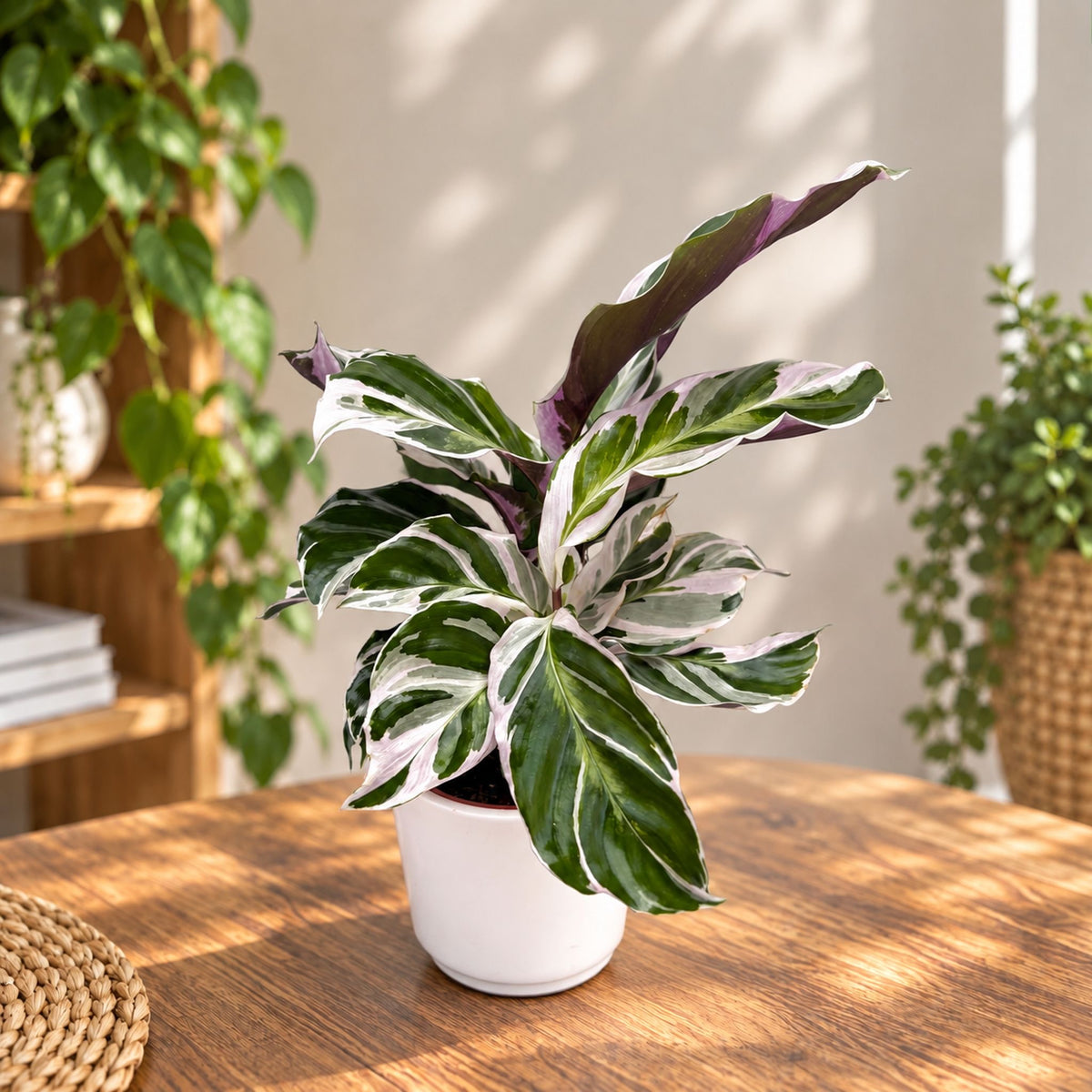 Calathea 'White Fusion' (babyplant)