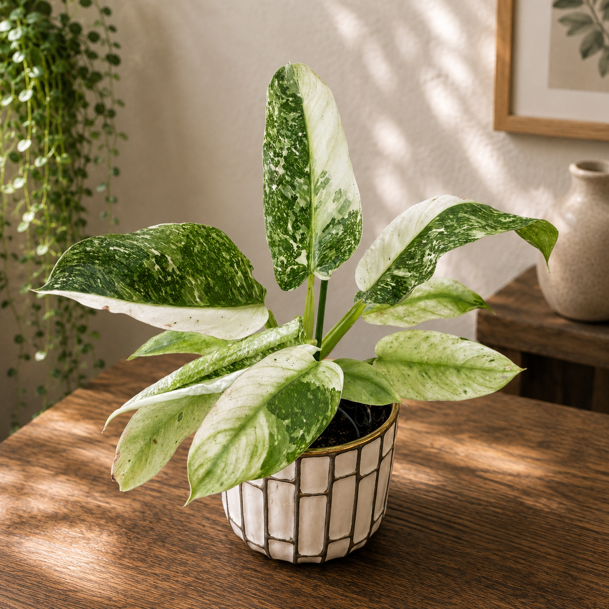 Philodendron Jose Buono (strong variegation) - filodendron variegat de colectie