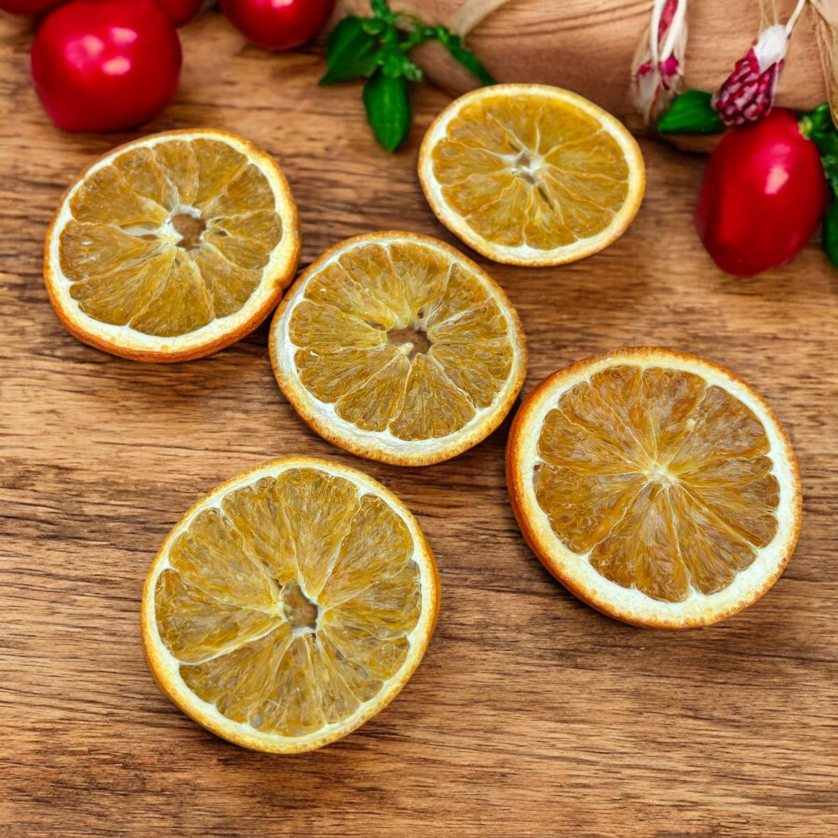 Felii de portocale uscate - set de 5 bucati