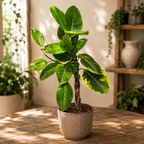 Ficus altissima 'Yellow Gem' - Ficus variegat cu frunze verde-lime