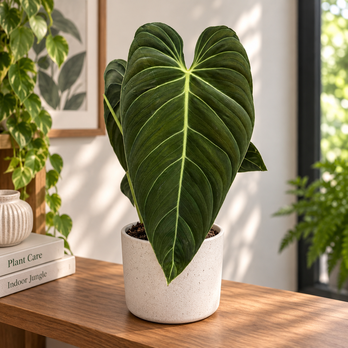 Philodendron melanochrysum (Black Gold Philodendron)