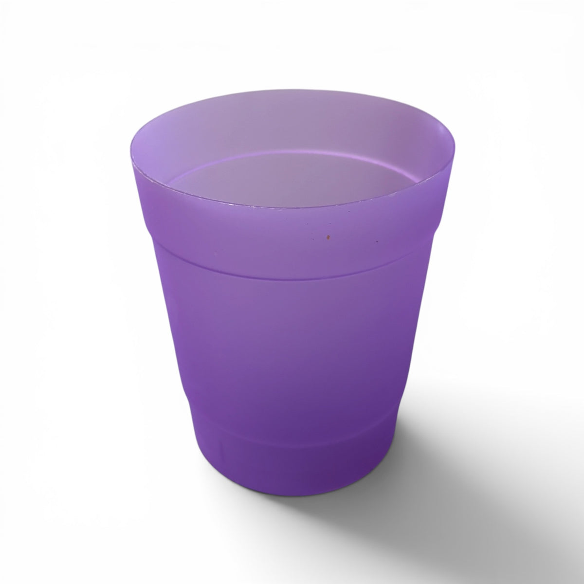 Ghivece tip masca semitrasparente din plastic - diverse culori