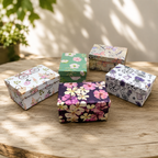 Cutie decorativa forma dreptunghiulara – model floral
