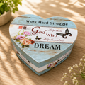 Heart-shaped decorative box