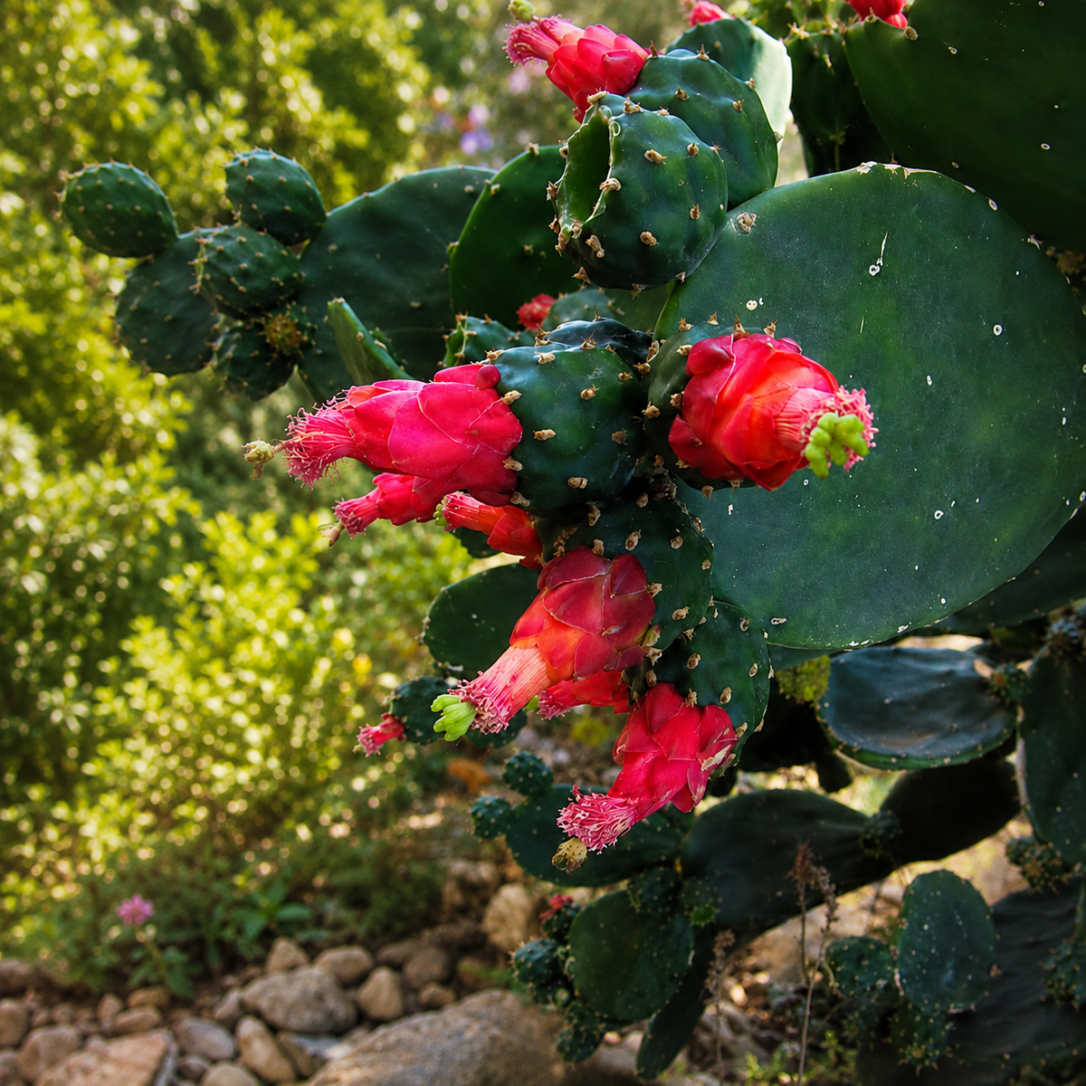 Opuntia cochenillifera - fructe comestibile