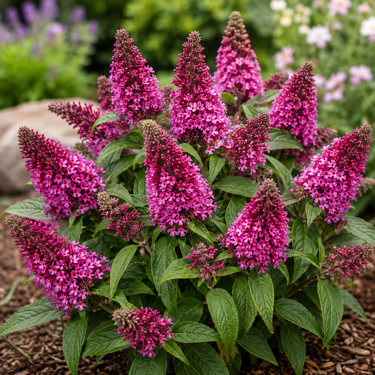 Buddleja davidii 'Little Rockstars Red' - Lillà estivo compatto