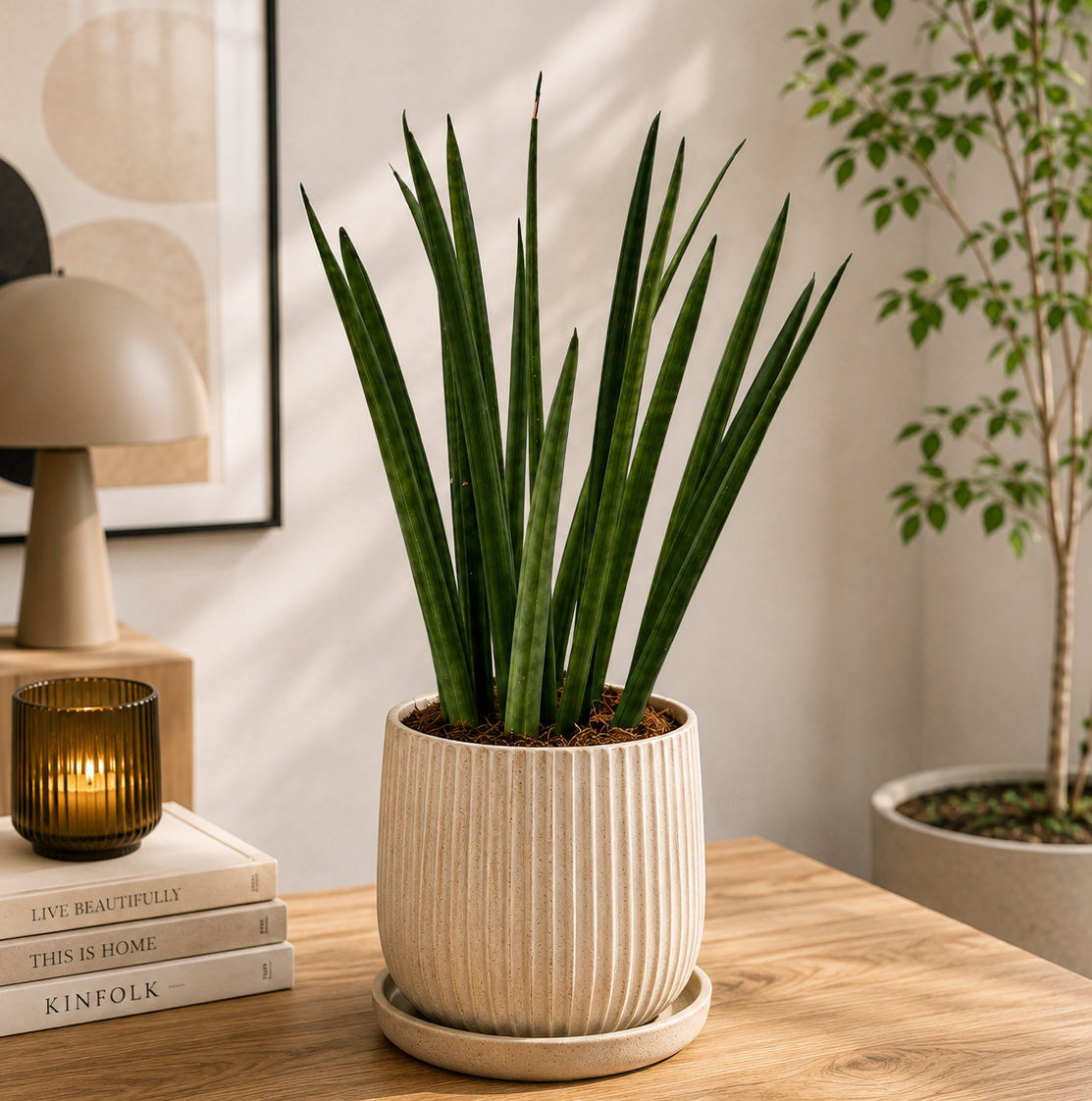 Sansevieria cylindrica 'Straight' - sansevieria cu frunze cilindrice, verticale