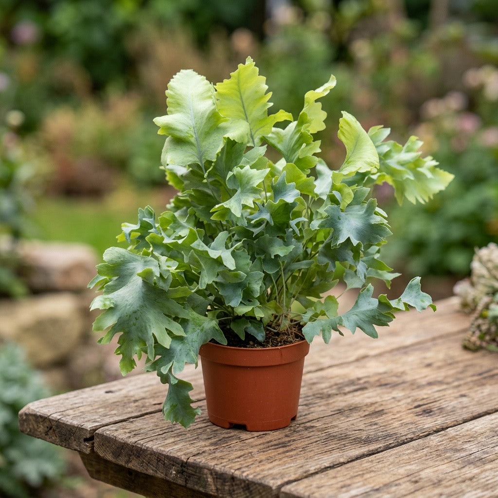Phlebodium aureum ‘Davana’ – exotischer tropischer Farn mit bläulichem Laub und elegantem Wuchs