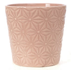 Decorative pink ceramic pot Juliette D13