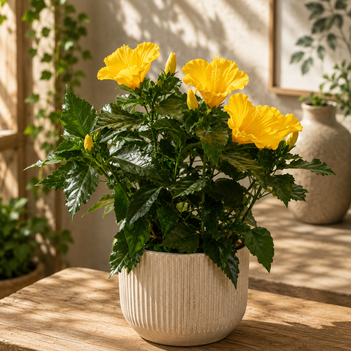 Hibiscus Fiori Grande 'Roma' - exemplare mari