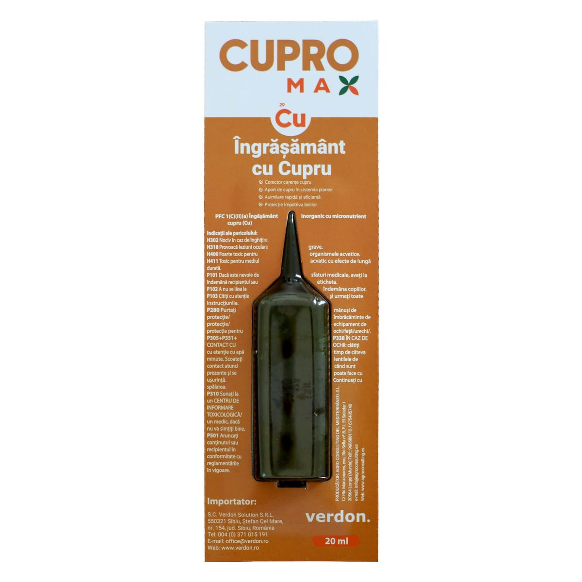 Cupromax - Ingrasamant foliar cu cupru sistemic