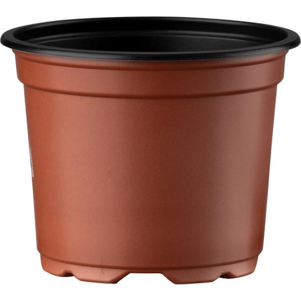 Matte plastic pot D17 cm